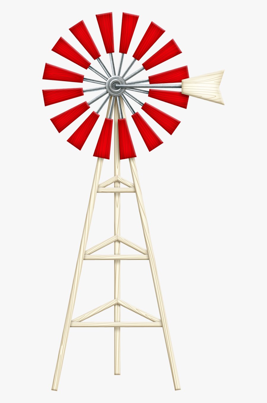 Farm Windmill Clipart, Transparent Clipart