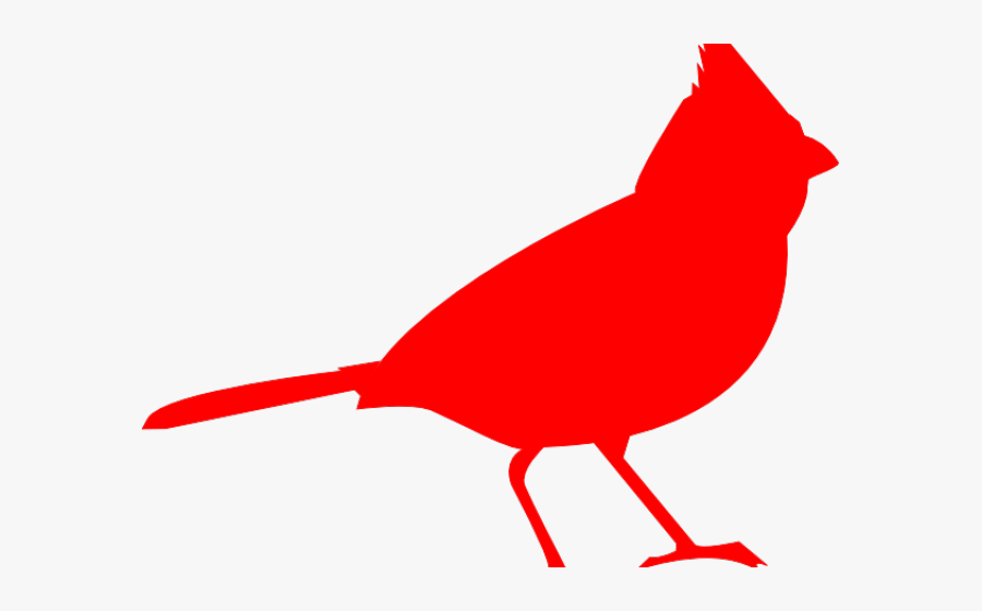 Cardinal Clipart Line Drawing - Free Cardinal Silhouette Clip Art, Transparent Clipart