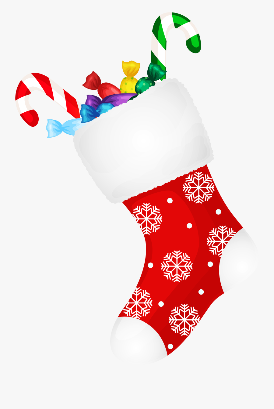 Christmas Sock Clipart, Transparent Clipart
