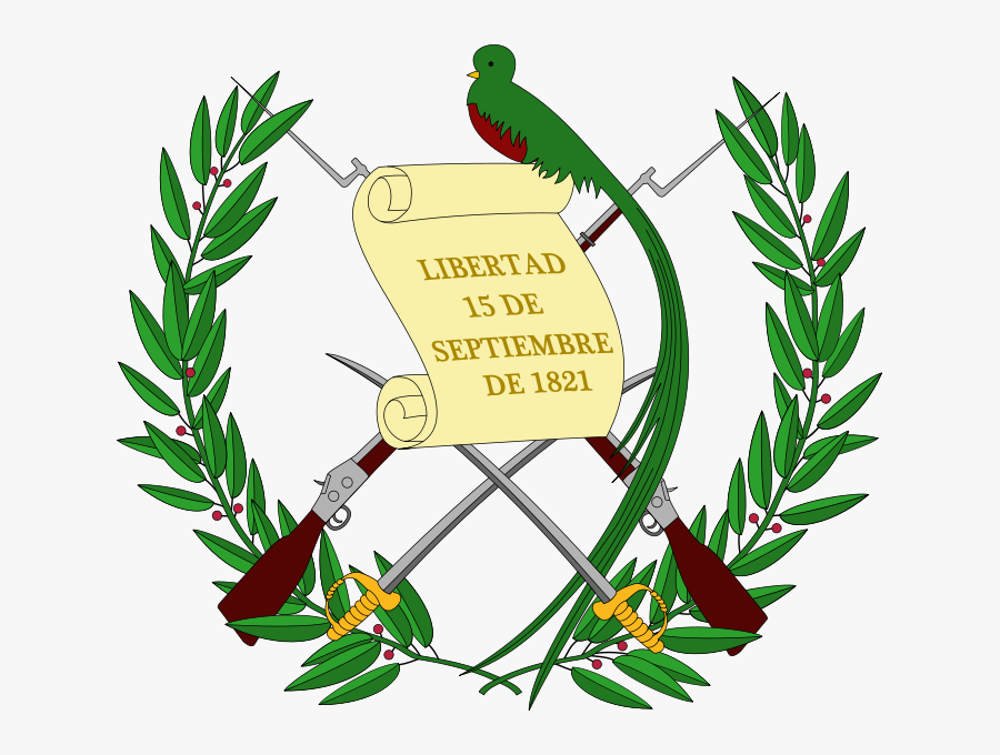 Coat Of Arms Of Guatemala - Guatemala Emblem, Transparent Clipart