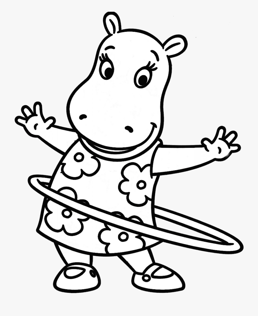 Amplie Esta Imagem Clipart , Png Download - Hula Hoop Coloring Pages, Transparent Clipart