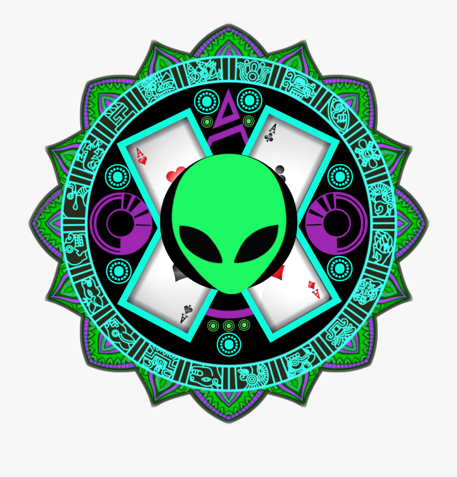 #alien #dibujo #artistc #psycho #robrtartanddesign - Mandala, Transparent Clipart