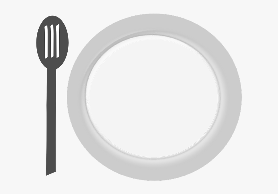 Tablespoon Plate Tableware Design - Circle, Transparent Clipart