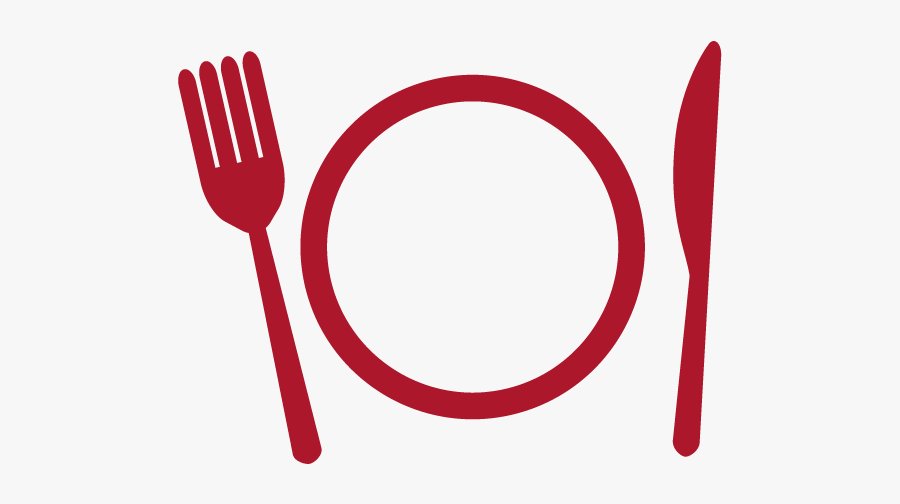 Fork Clipart Red Spoon - Fork And Spoon Red Png, Transparent Clipart