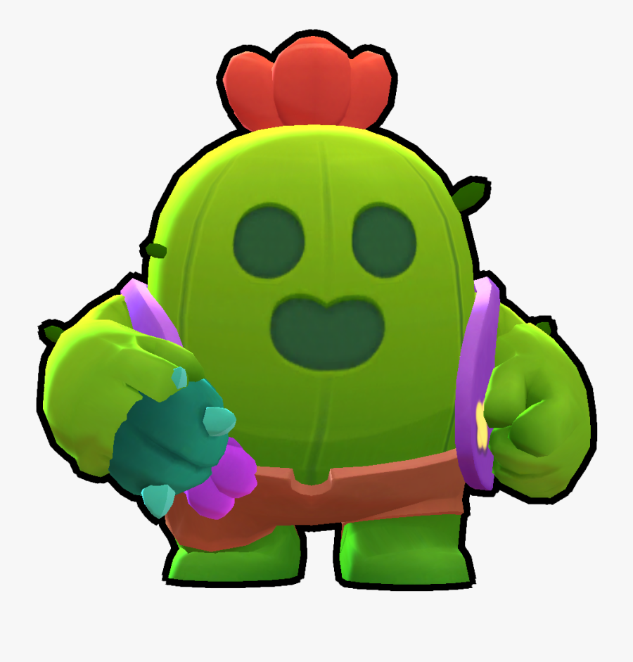 Spike Brawl Stars Clipart , Png Download - Brawl Stars Brawlers Spike