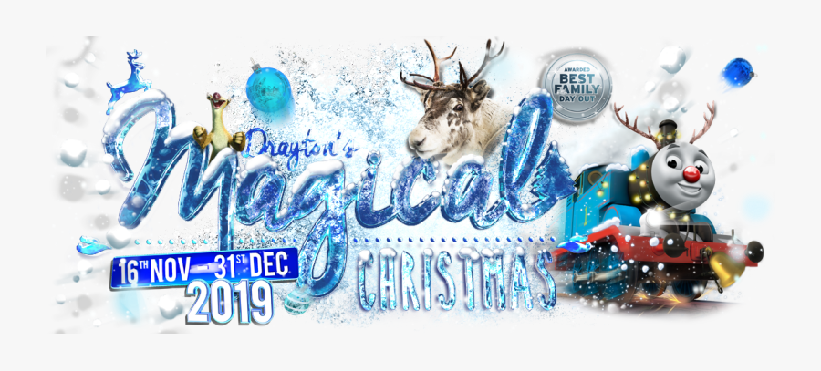 Drayton Manor Magical Christmas, Transparent Clipart