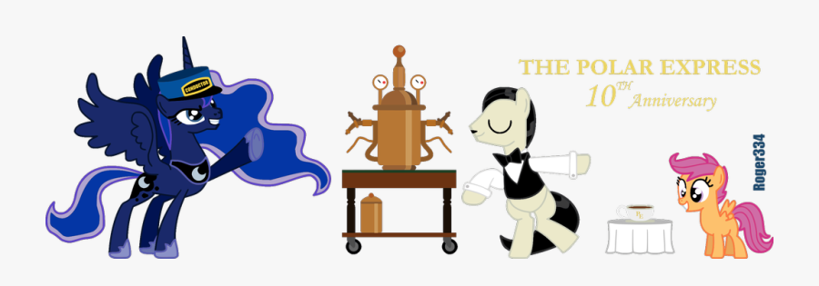 Mlp The Polar Express, Transparent Clipart