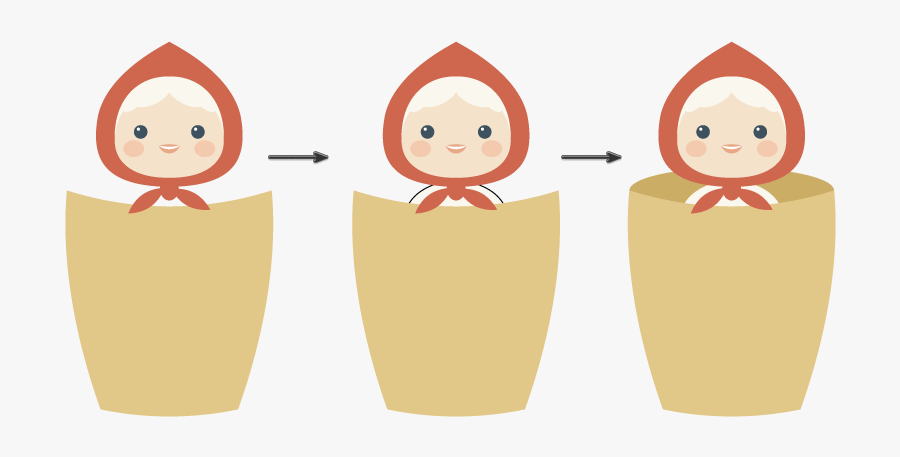 Masha In A Basket, Transparent Clipart