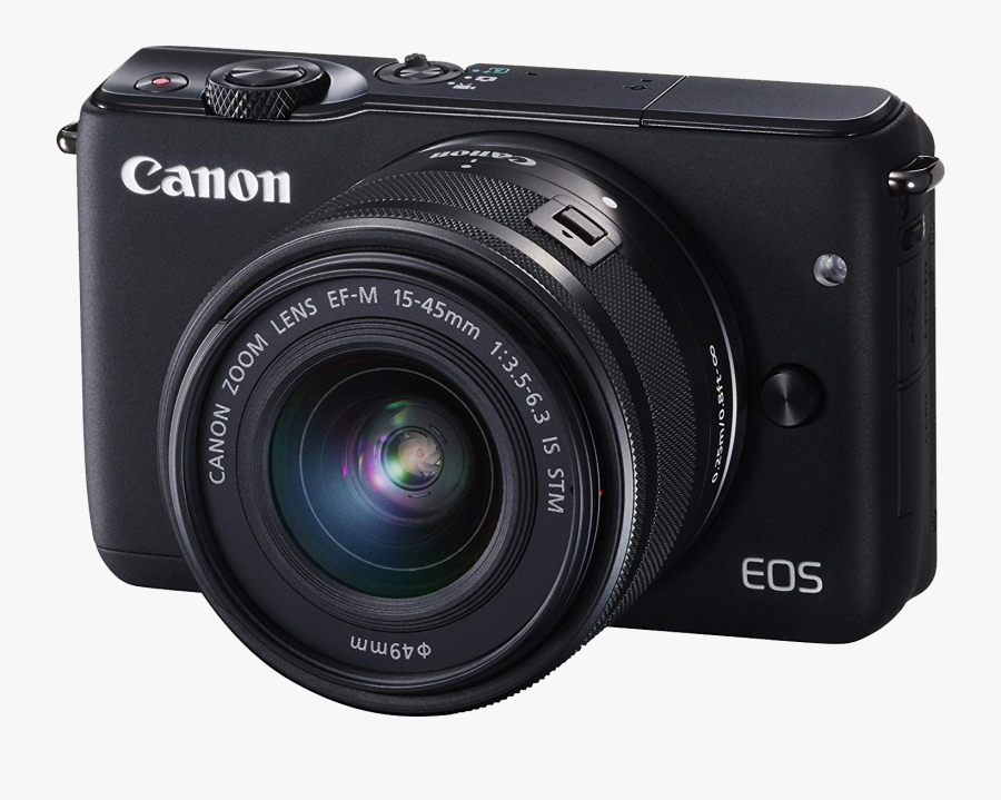 Canon Camera Png Free Background - Canon Eos M10 Review, Transparent Clipart