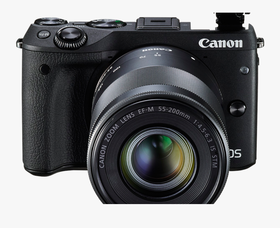 Clip Art Mirrorless Camera Vs Dslr - Eos M3 Prime Lens, Transparent Clipart