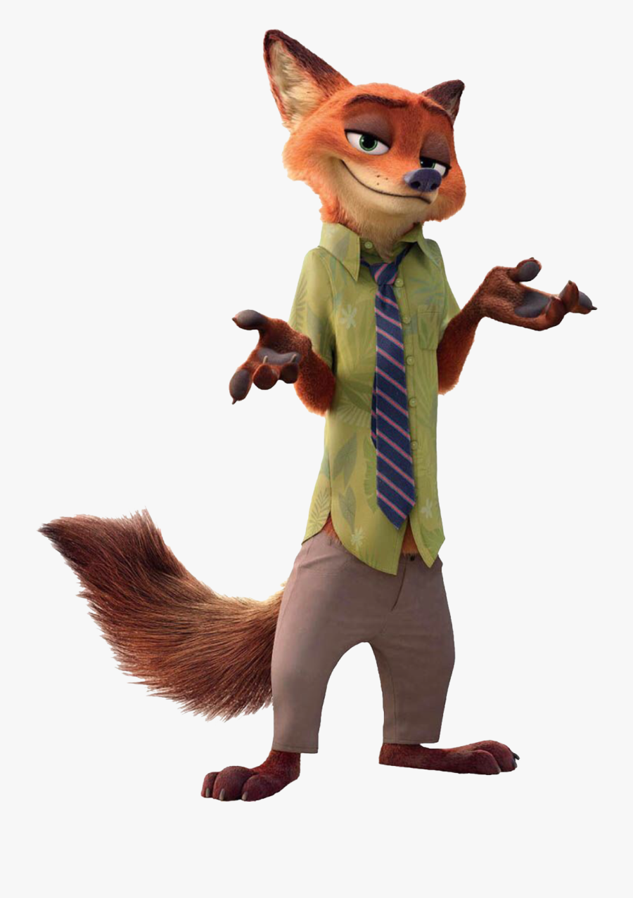 Zootopia Nick Wilde Png, Transparent Clipart