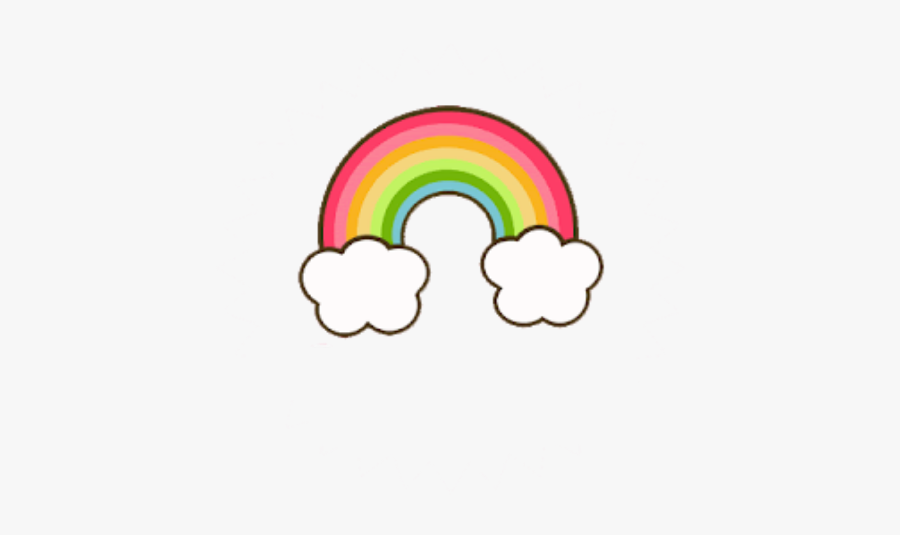 #arcoiris #kawaii #cute #rainbow - Rainbow Shops, Transparent Clipart
