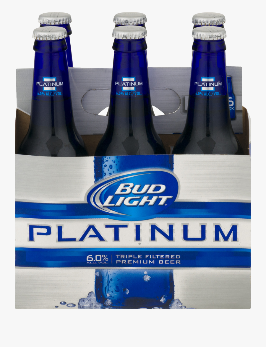 Bud Light Platinum 6 Pack - Bud Light Platinum 18 Pack, Transparent Clipart