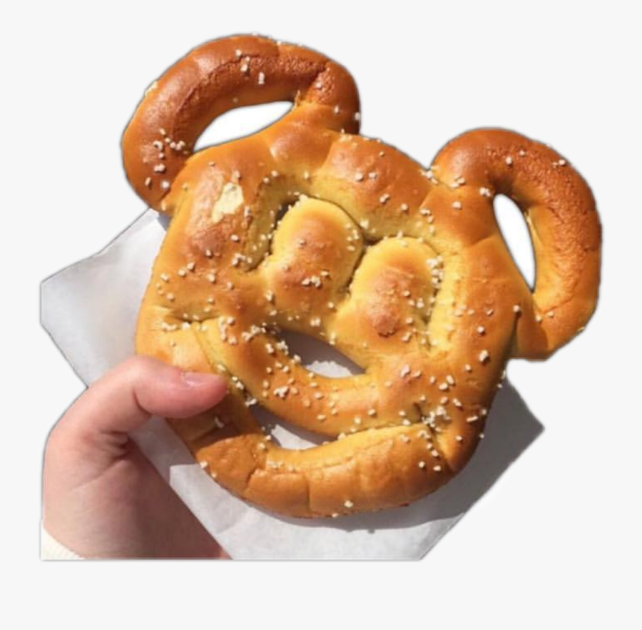 #food #pretzel #disney #disneyland #mickey #mickeymouse - Pretzel, Transparent Clipart