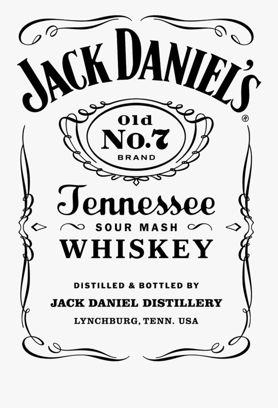 Jack Clipart Logo - Jack Daniels, Transparent Clipart