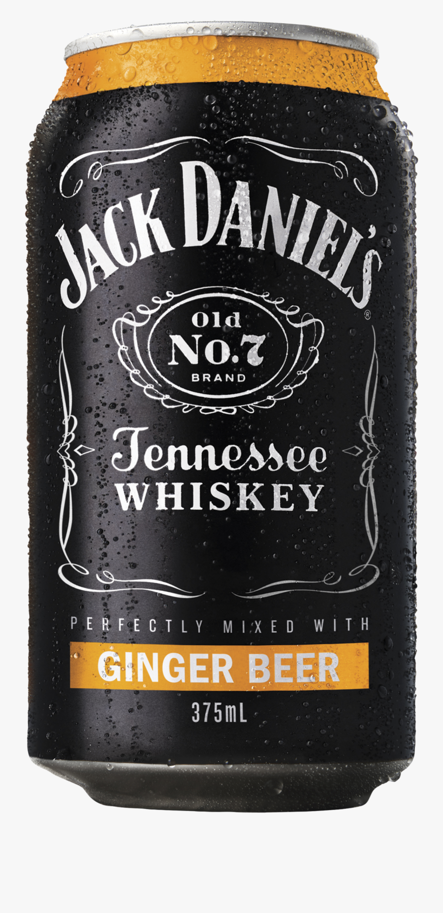Jack Daniels And Ginger Beer Cans, Transparent Clipart