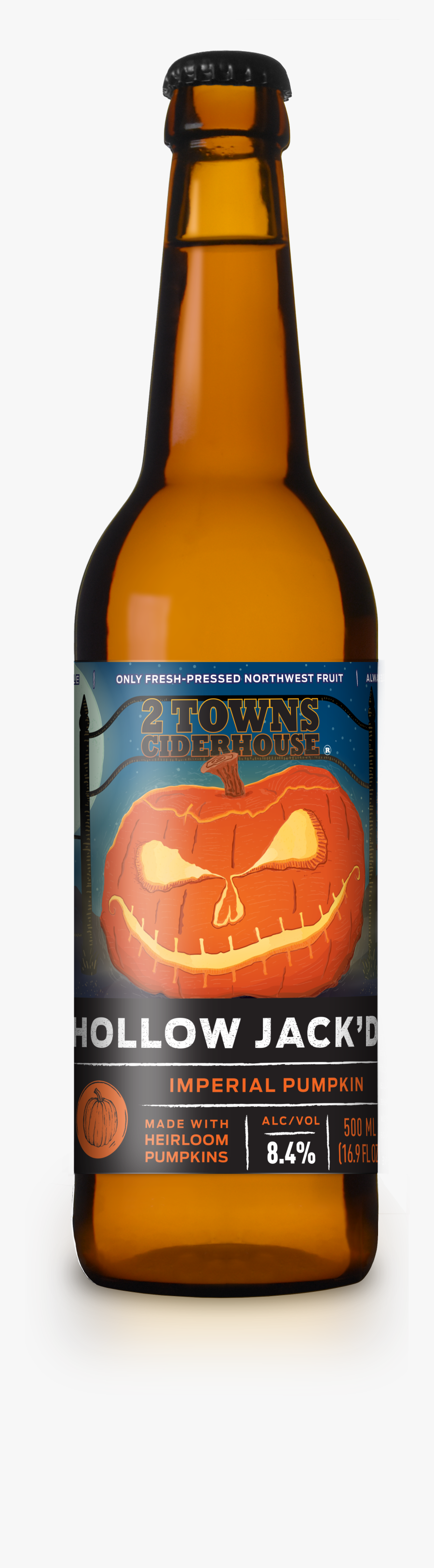 2 Towns Ciderhouse Hollow Jack, Transparent Clipart