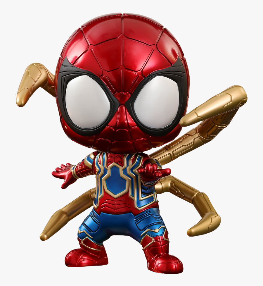 Hot Toys Iron Spider Cosbaby - Hot Toys Cosbaby Iron Spider, Transparent Clipart