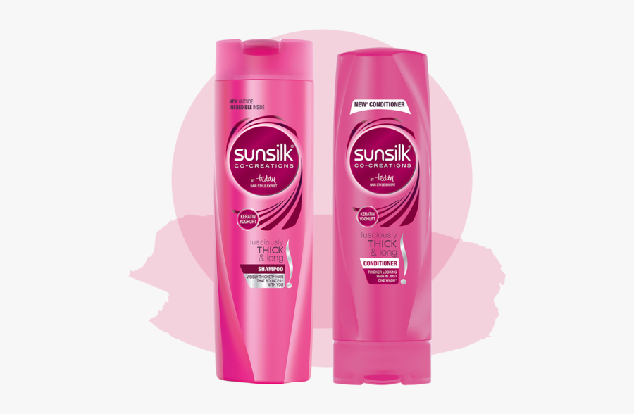 Sunsilk Long And Thick Shampoo, Transparent Clipart
