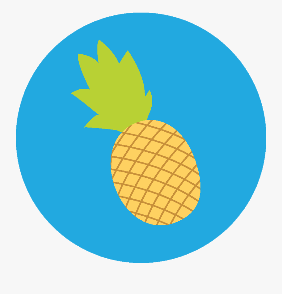 Icon Creativeclick Co Iconroundpineapple - Pineapple Icon Round, Transparent Clipart
