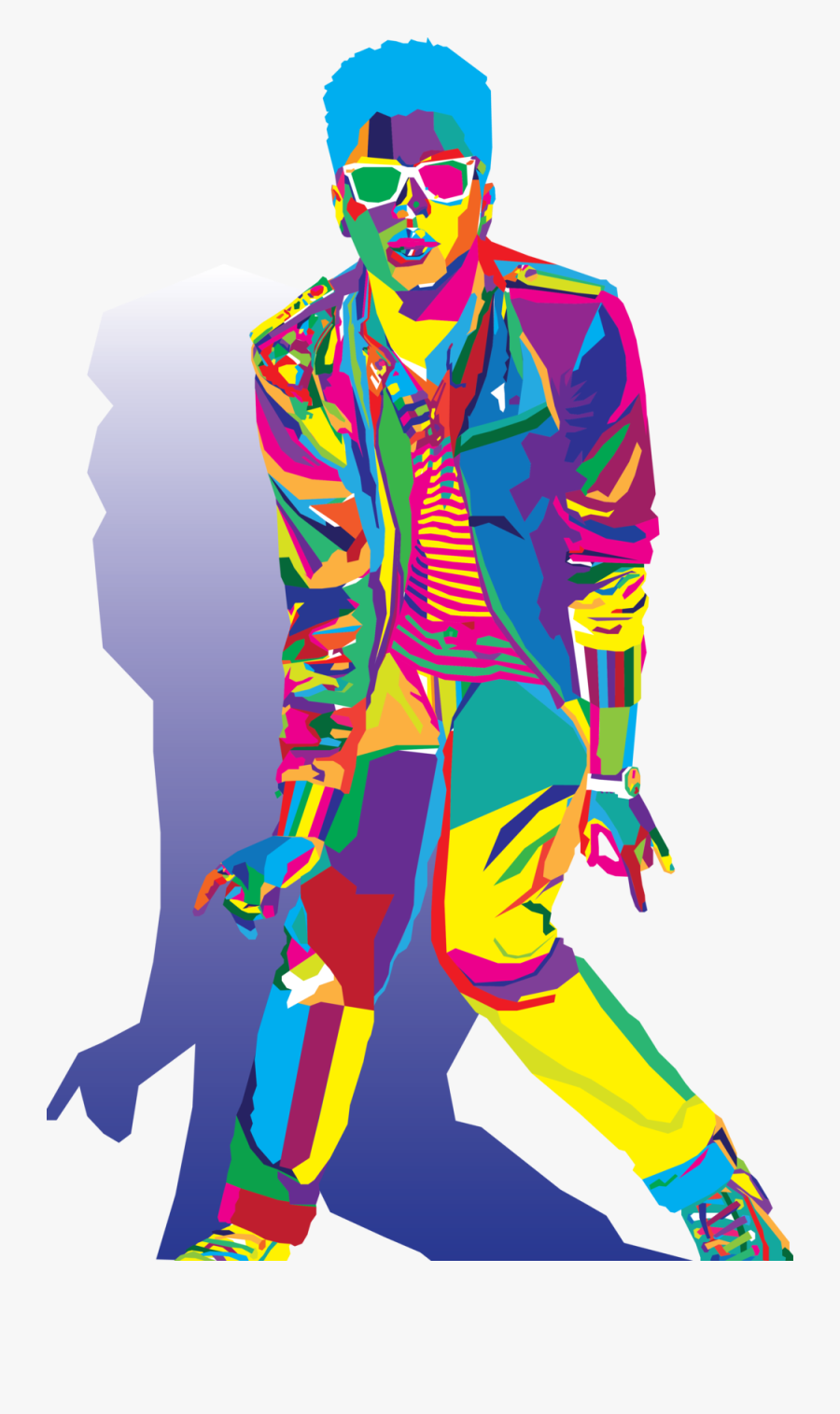 Transparent Bruno Mars Png - Wpap Bruno Mars, Transparent Clipart