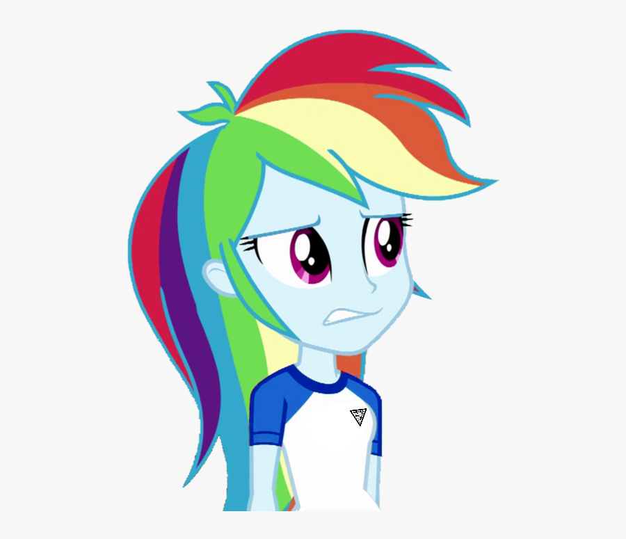 Image Royalty Free Library Fella Blue Clothes - Applejack And Rainbow Dash Equestria Girl, Transparent Clipart