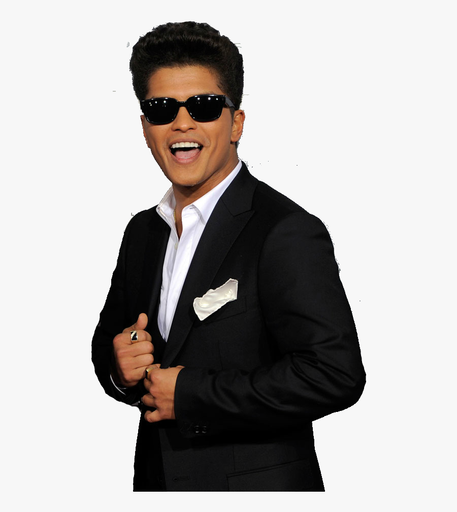 Eyewear,suit,formal Care,blazer,black Hair - Bruno Mars Png Png, Transparent Clipart