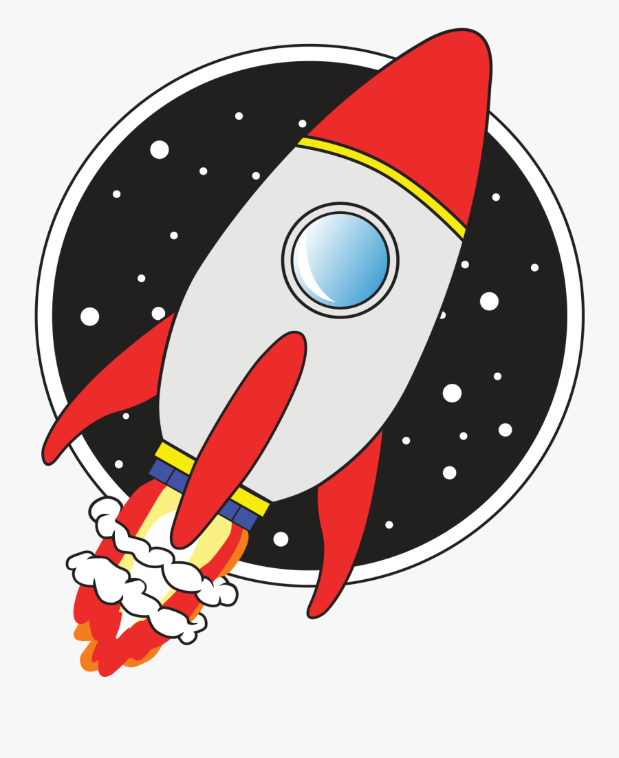 Theyoungastronauts Logo - Astronaut And Rocket Transparent Png, Transparent Clipart