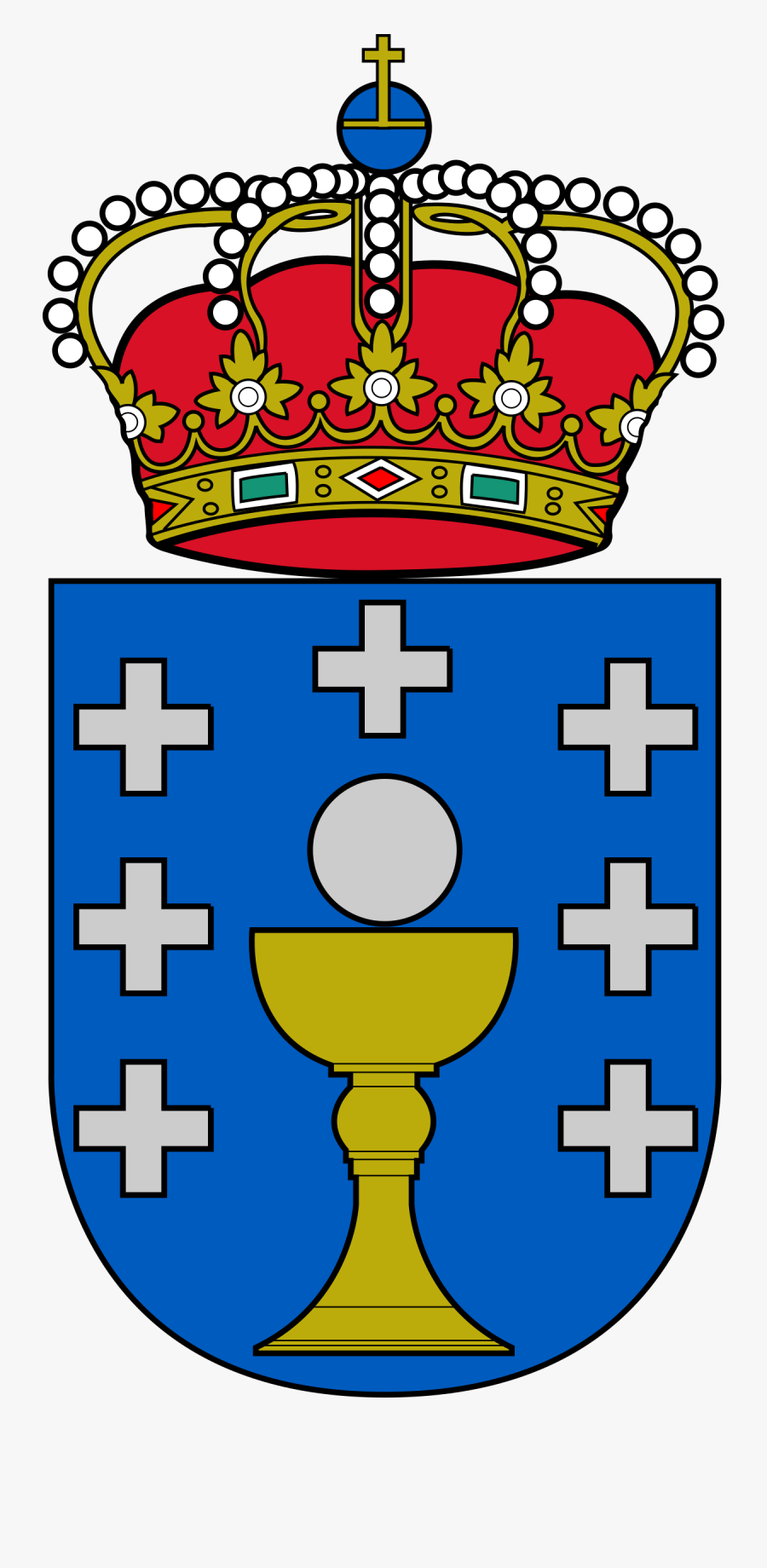 Galicia Coat Of Arms, Transparent Clipart