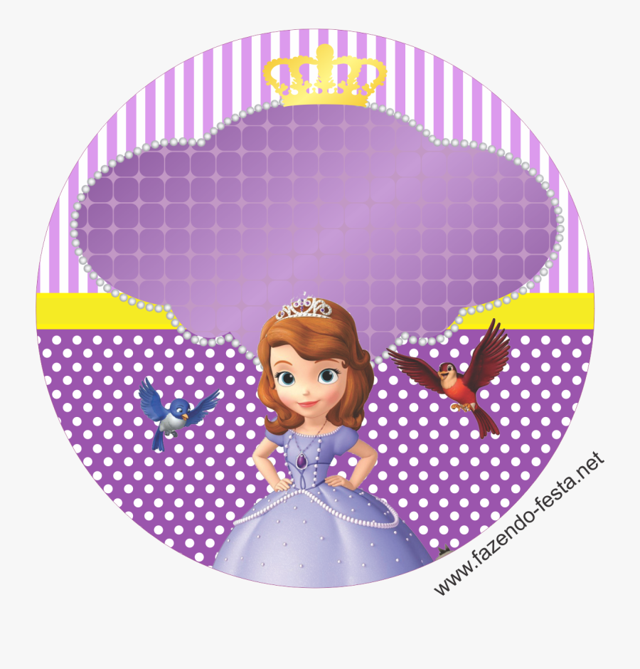 Princesa Sofia Png - Sofia The First Template Png, Transparent Clipart