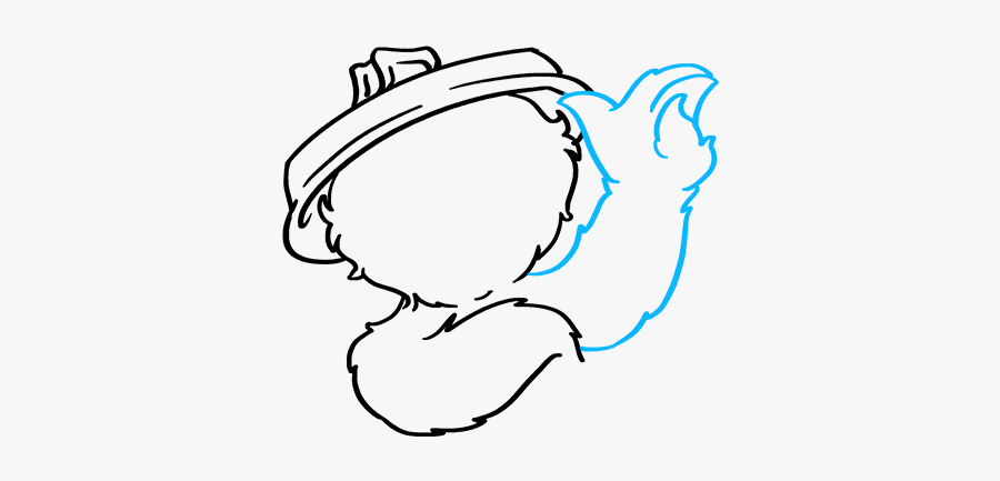 Elmo Clipart Black And White, Transparent Clipart