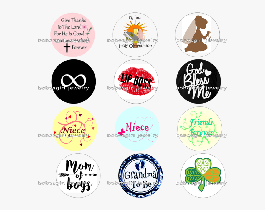 Graphic Free Stock Hot Cross God Niece Magnetic Button - First Communion, Transparent Clipart