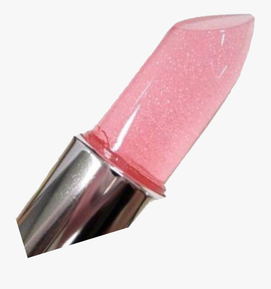 Lipgloss Sticker - Lipstick Glossy Pink, Transparent Clipart