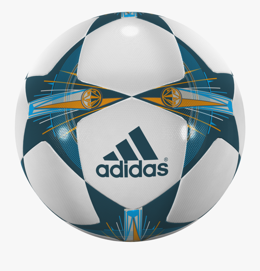 Soccer Ball By Polygon D Docean , Transparent Cartoons - Ball Champions League 3d Model Free, Transparent Clipart