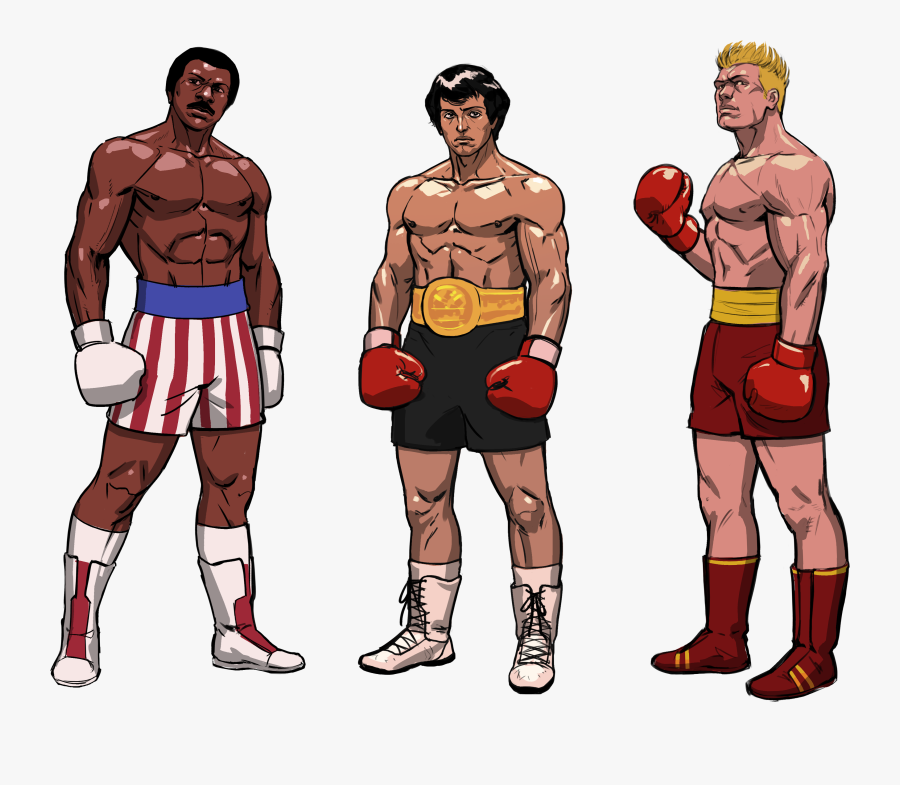 Transparent Rocky Balboa Png - Rocky Balboa X Ivan Drago, Transparent Clipart