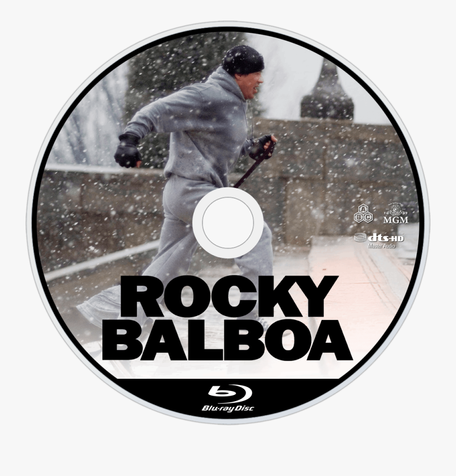 Rocky Balboa Bluray Label, Transparent Clipart