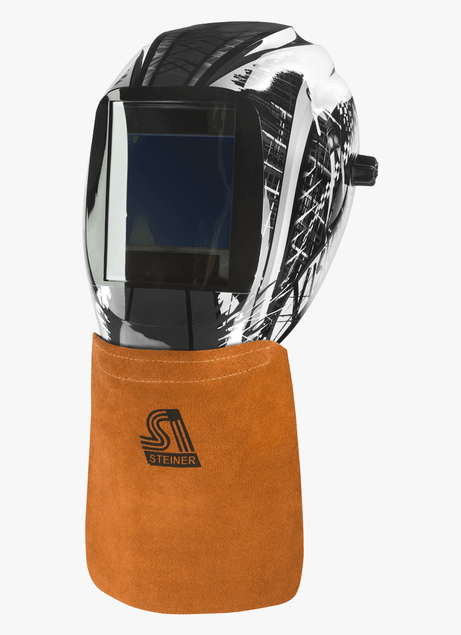 8″x8″ Cowhide Helmet Bib W/ Metal Clip Welding Helmet Bib , Free