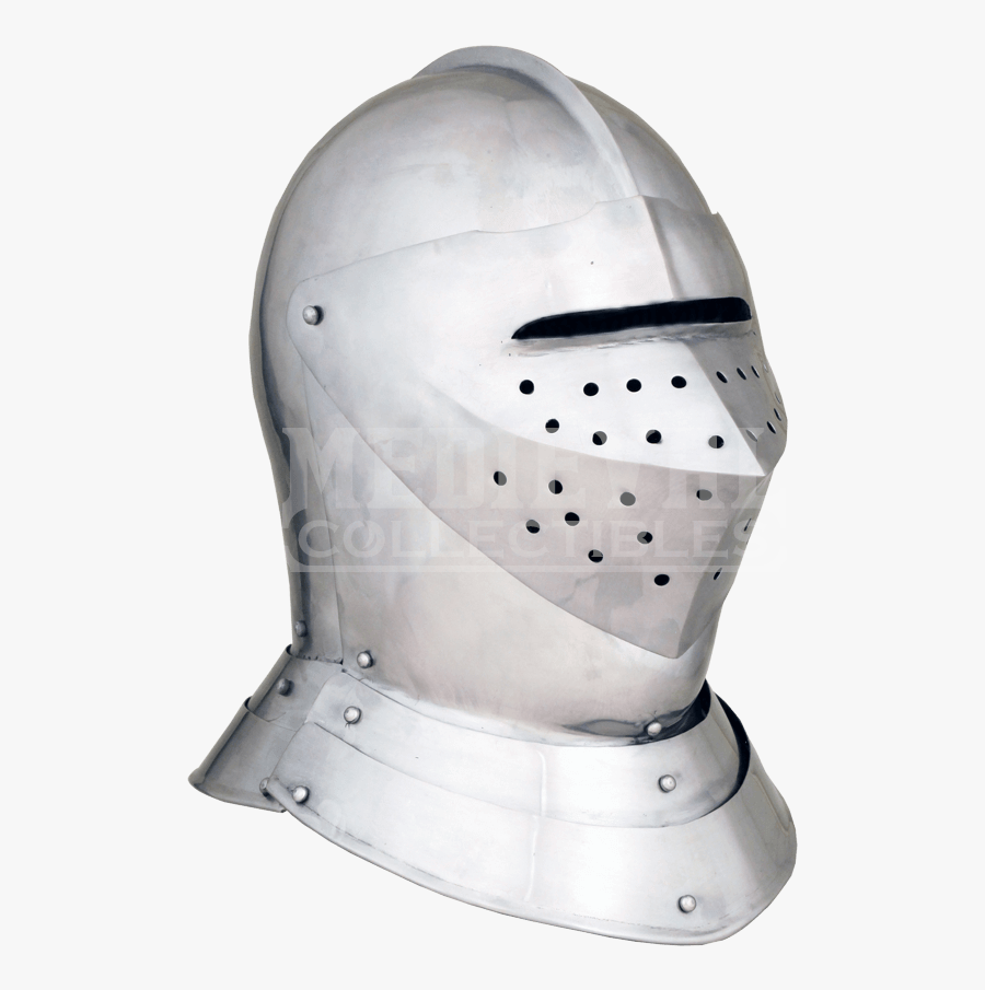 English Knight Helmet, Transparent Clipart