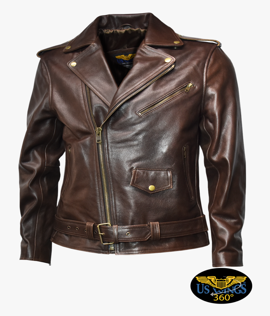 Transparent Top Gun Hat Png - Leather Jacket, Transparent Clipart