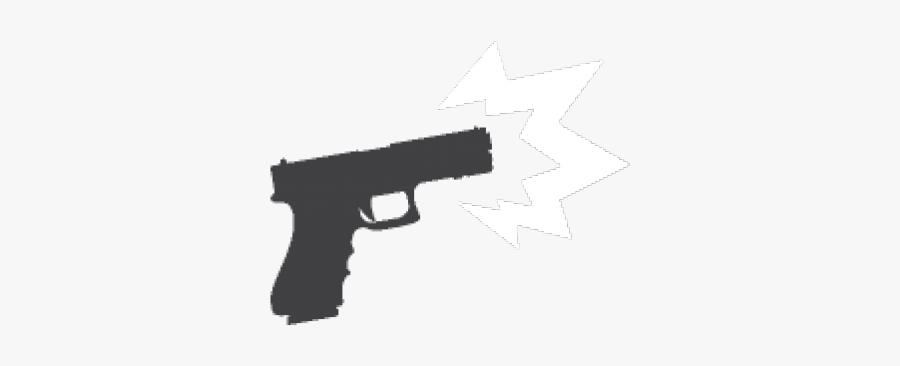 Pistol Clipart Top Gun - Firearm, Transparent Clipart
