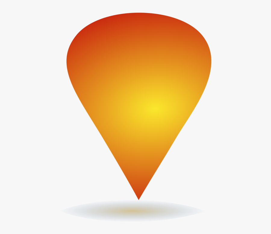 Orange,heart,computer Wallpaper - Graphic Design, Transparent Clipart