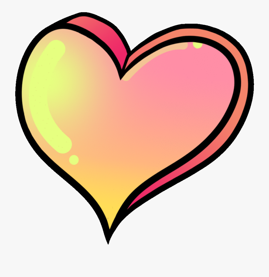 Heart Love Sticker By Selena Gomez - Heart, Transparent Clipart