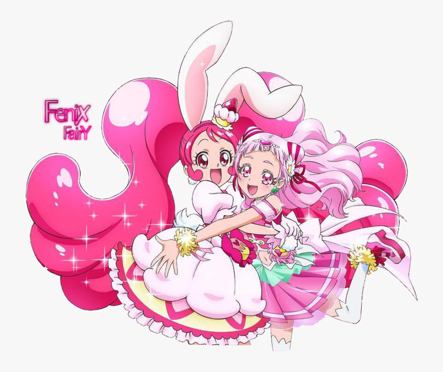 Cure Whip And Cure Yell By Fenixfairy - Hugtto Precure ♡ Futari Wa Precure, Transparent Clipart