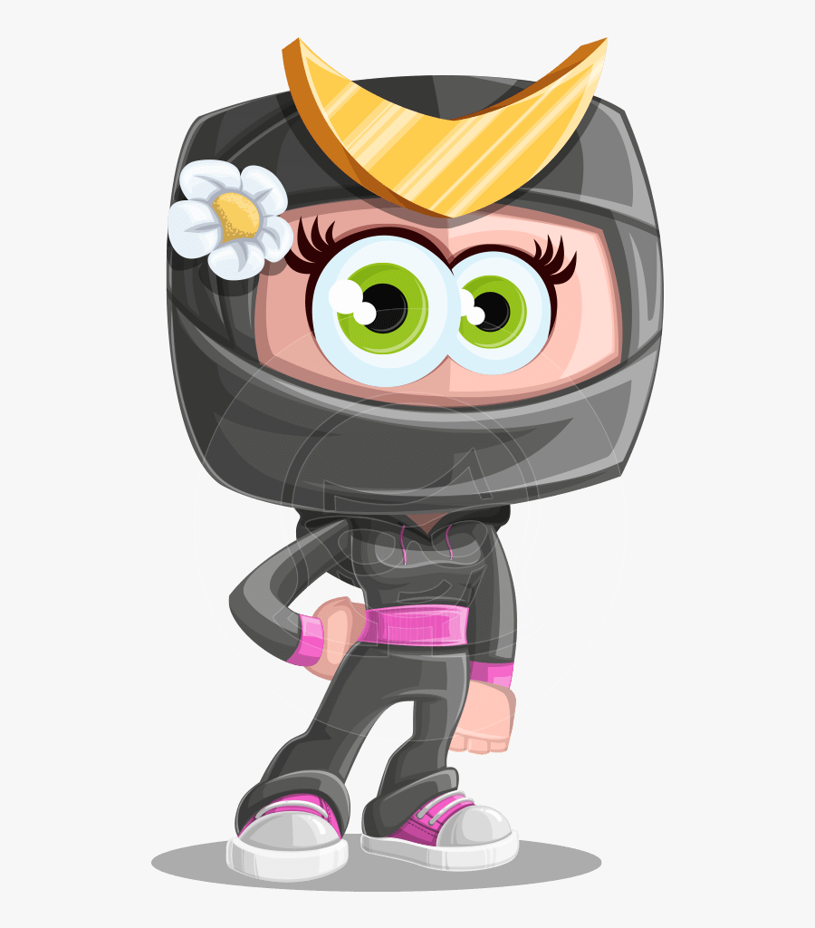 Girls Child Transprent Png - Girl Ninja Png, Transparent Clipart