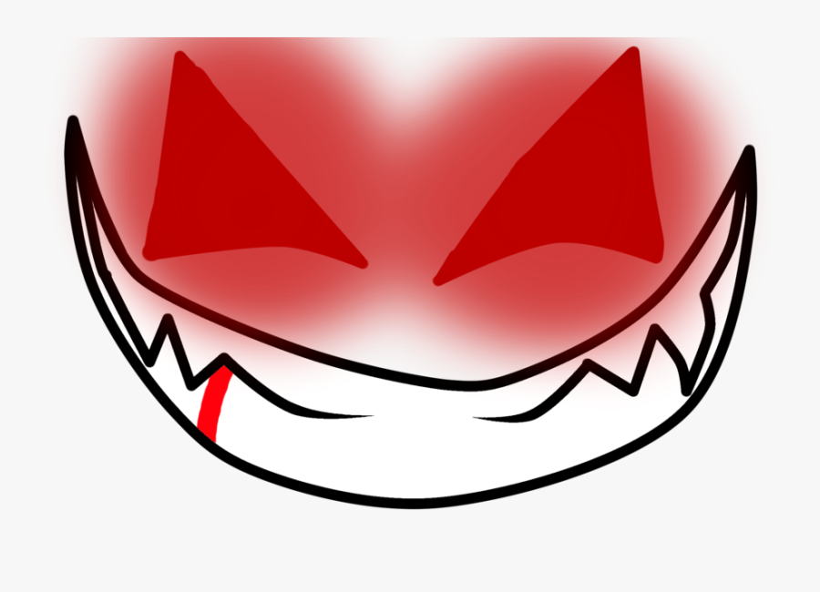Evil Smile By Shadowwolfydragon10 - Cartoon Evil Smile Png, Transparent Clipart