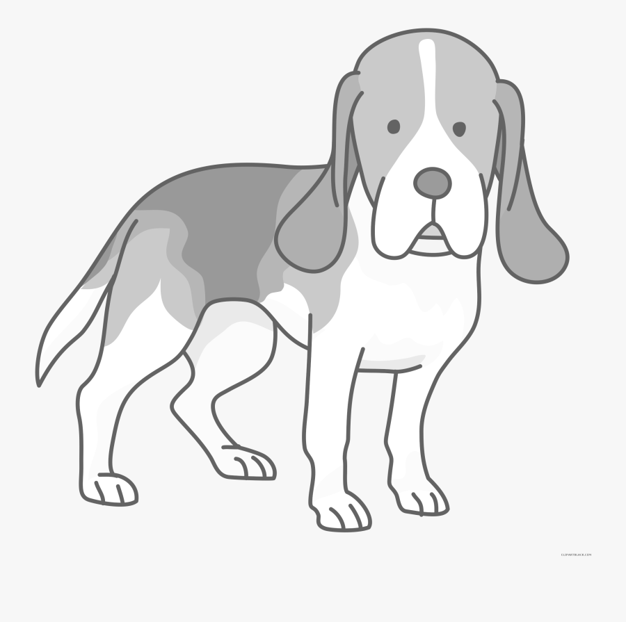 Beagle Dog Animal Free Black White Clipart Images Clipartblack - Transparent Beagle Clipart, Transparent Clipart