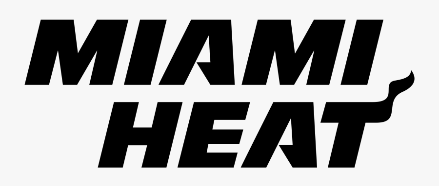 Miami Heat Letter Font, Transparent Clipart