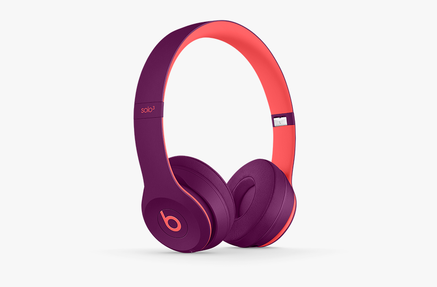 Clip Art Audio Beats - Beats Solo 3 Purple, Transparent Clipart
