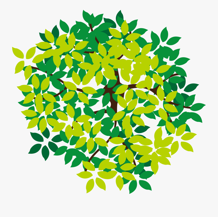 Lush Top Tree Icon Png Download Free Clipart - Tree Top Vector Png, Transparent Clipart