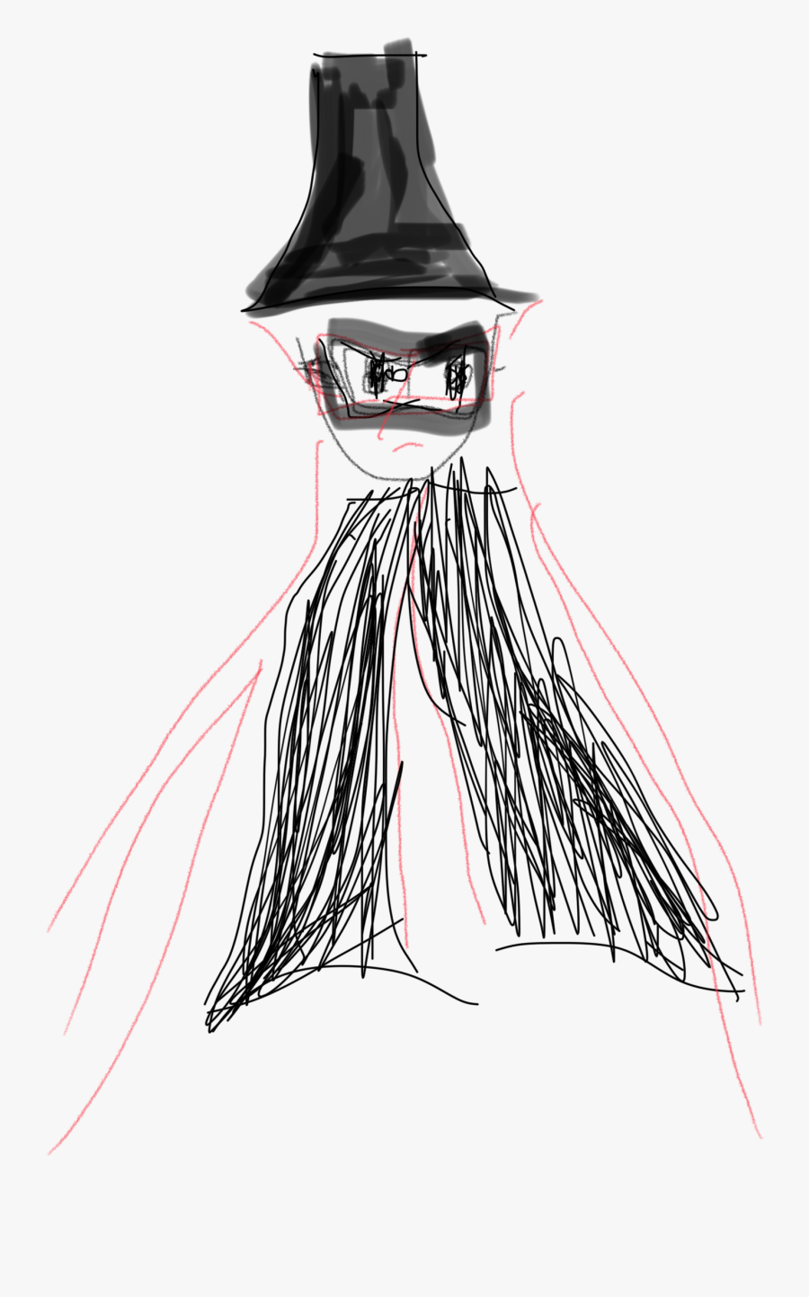 Curiosity Drawing Detective Hat - Sketch, Transparent Clipart